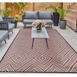 ARSUK Outdoor-Teppich Wetterfest, 180x120cm, Strand-Picknickdecke, Wendbare Bodenmatte für Garten, Terrasse, Campingteppich, Wohnmobil-Veranda, Deck, Balkon