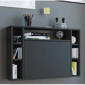 VCM my office Wandila Wandschreibtisch schwarz rechteckig, hängend schwarz 90,0 x 20,0/67,0 cm