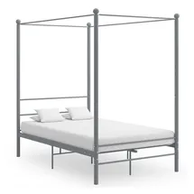 vidaXL Himmelbett 120 x 200 cm grau