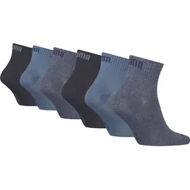 Puma Unisex QUARTER Plain ECOM 6P blau 47-49