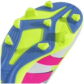 adidas Predator Club FG/MG Herren cloud white/lucid pink/lucid lemon 45 1/3