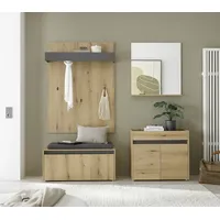 Home Affaire GIRON/CiTY Schuhbank 190x40x200 braun
