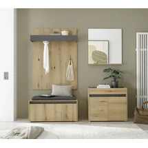 Home Affaire GIRON/CiTY Schuhbank 190x40x200 braun
