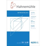 Hahnemühle 10622501 Transparentpapierblöcke, Skizzenpapierblöcke Transparentblock A4 50 Blatt 90/95g/qm