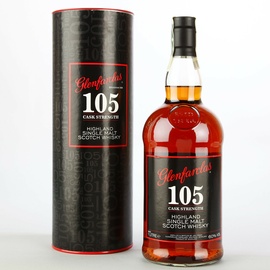 Glenfarclas 105 Cask Strength Highland Single Malt Scotch 60% vol 1 l Geschenkbox