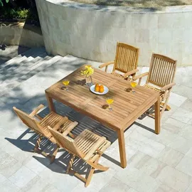 Zebra Technologies Bali Klappsessel 59,5 x 62 x 97 cm teak