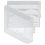 Soshine Plastikbox für 2x 16340/RCR123 transparent