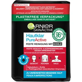 Garnier Hautklar PureActive Feste Reinigung mit Kohle je 100g