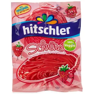 Hitschies Hitschler Erdbeer Schnüre, 125 g