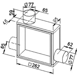 Helios Ventilatoren UP-Gehäuse ELS-GUBZL