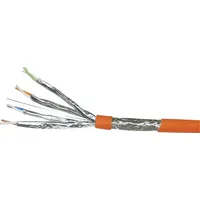 VOKA Kabelwerk 170203-50 Netzwerkkabel CAT 7a S/FTP 4 x 2 x 0.25mm2 Orange Meterware