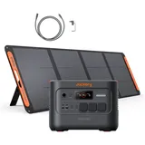 Jackery Stromerzeuger E3000 v2 mit 200W mit Kabel, 3072Wh/3600W tragbare Powerstation, 7,2 in kW, mit 5M Kabel für Notstrom, Camping, Wohnmobil & Haushalt