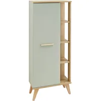 Saphir Quickset Badschrank 50,5 x 128 x 33 cm Braun