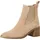 TAMARIS Damen Chelsea mit Blockabsatz Leder, beige, 41 EU