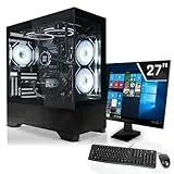 SYSTEMTREFF Office Komplett PC Set Intel Core i9-14900 24x5.8GHz | UHD 770 4K HDMI DX12 | 1TB M.2 NVMe | 32GB DDR5 RAM