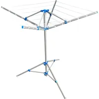 PRO PLUS Wäschespinne mit Standfuß Grau Metall