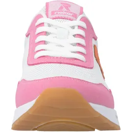 Rieker Sneaker Low Damen Orange/Rosa/Weiß 40