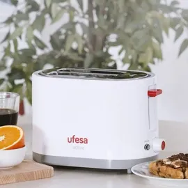 Ufesa TT7385 Toaster Grau/Rot/Weiß