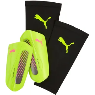 Puma Ultra Light Strap Schienbeinschoner Yellow Alert/Puma Aged Silver L