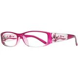 EYEBOGO Kaylee Strass Lesebrille für Damen, Damen Lesebrille, Frauen Lesebrillen (Pink, 2.00) - L 57-17-140
