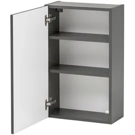 WELLTIME Hängeschrank "Kaunas", grau B:40cm H:64cm T:20cm, Holzwerkstoff, Schränke, Hängeschrank, BxTxH: 40x20x64 cm