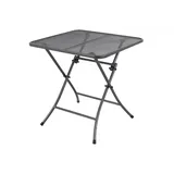 MWH Das Original Café Latte Klapptisch 70 x 70 x 72 cm eisengrau