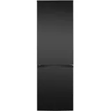 Bomann® XXL Kühlschrank mit Gefrierfach 186cm | 60cm breit | Kühlschrank mit Gefrierfach freistehend | Kühlgefrierkombi 4 Ablagen | Türanschlag wechselbar | 40db | Refrigerator KG 7357 schwarz-inox