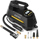 AstroAI Auto Luftpumpe Elektrisch Luftkompressor Digital Tragbar Air Compressor, Box