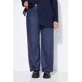 Studio Untold Schlupfhose Wide Legs Blau 48