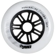 Powerslide Spinner 3er Rollenset 2025 white 110mm/88a