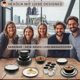 sänger geschirr Sänger Schalen, Set Sansibar, Schüssel | Schale, Schwarz,