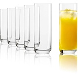 Stölzle Lausitz Classic Cocktailgläser 6er-Set I 400ml Allroundgläser ideal für Wasser, Saft oder Cocktails I Spülmaschinengeeignete Highballgläser aus Kristallglas I Zeitlose Universalgläser