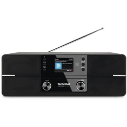 TechniSat DIGITRADIO 371 CD IR Digitalradio (DAB) (Digitalradio (DAB), UKW mit RDS, Internetradio, 10,00 W, Bluetooth-Audiostreaming, Kompaktanlage, Internetradio, USB-Ladefunktion) schwarz
