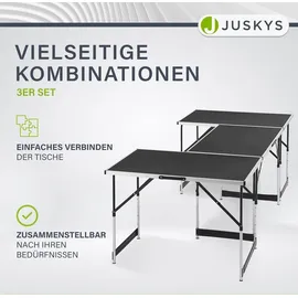 Juskys Klapptisch 100 x 60 cm schwarz