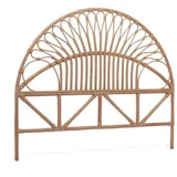 sweeek Kopfteil aus Rattan, Naturfarben - 140 cm, - sweeek