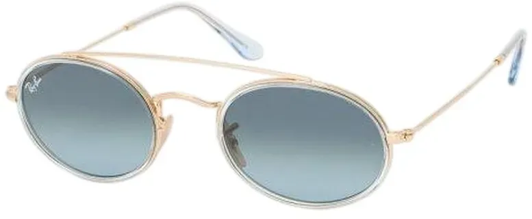 Ray-Ban RB3847N 9123/3M Oval Double Bridge Evolve Sonnenbrille Gr. Farbe:RB3847N91233M