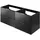 rodan fabryka mebli Waschbeckenunterschrank 120 x 57 x 46 cm Schwarz Matt