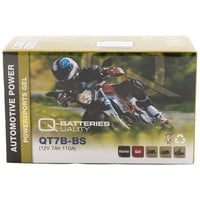 Quality Batteries Q-Batteries QT7B-4 AGM Motorradbatterie 12V 7Ah 120A QT7B-BS