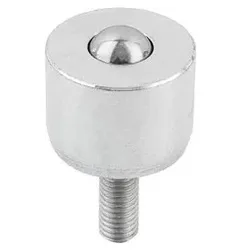 KUGELROLLE MINI D2=M06X15, FORM:A STAHL, KOMP:STAHL