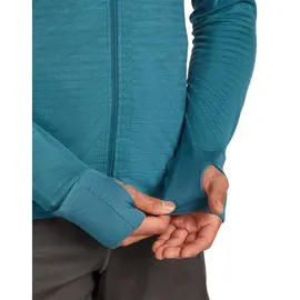 Icebreaker Merino Blend 300 RealFleece Kapuzenjacke Herren Orange L