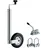 Wiltec Stützrad für Anhänger bis 362 kg ø48 mm