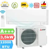 ThermoFlux Mitsubishi Split Klimaanlage Komplett Set | MUZ/MSZ-AY35VGKP | 3,5 kW