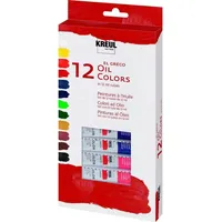 Kreul el Greco Ölfarben Set 12 x 12 ml Tuben