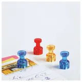Magnetoplan Magnet Memohalter 1666118 rot 4 St./Pack.