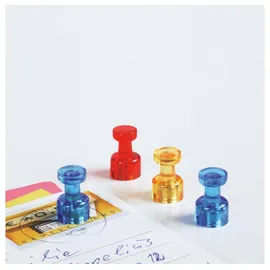 Magnetoplan Magnet Memohalter 1666118 rot 4 St./Pack.