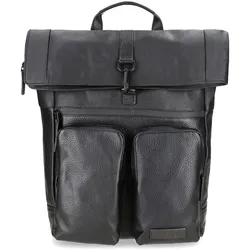 Jost STOCKHOLM Kurierrucksack mit Fronttasche - schwarz Koffer24