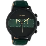 Oozoo Analog-Armbanduhr Oozoo Timepieces grün extra groß (ca. 50mm) | Gr.: onesize