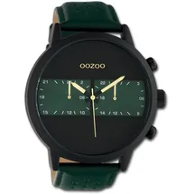 Oozoo Analog-Armbanduhr Oozoo Timepieces grün extra groß (ca. 50mm) | Gr.: onesize
