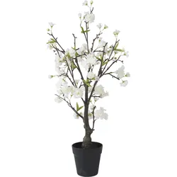 Kunstpflanze KIRSCHBLÜTE weiss - bunt
