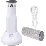 Elektrischer Hornhautentferner, Tragbare Wiederaufladbare Fußfeilen-Pediküre-Werkzeuge, Abnehmbare, Waschbare, Einstellbare USB-Schnittstelle, Elektrischer Fuß-Hornhautentferner, Ideal für Trockene, A